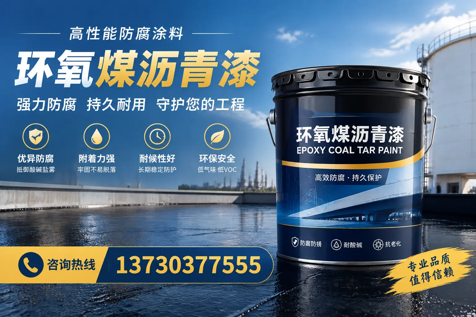 环氧煤沥青漆的耐久性分析，适合宜春的使用场景